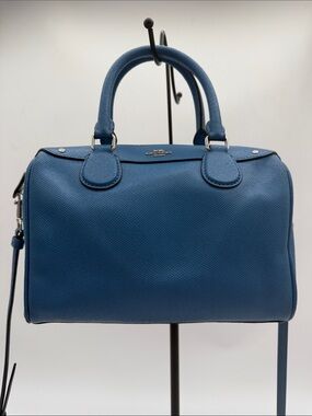 COACH Mini Bennett Bluejay Luxury Leather Satchel Handbag Crossbody B1732-F57521